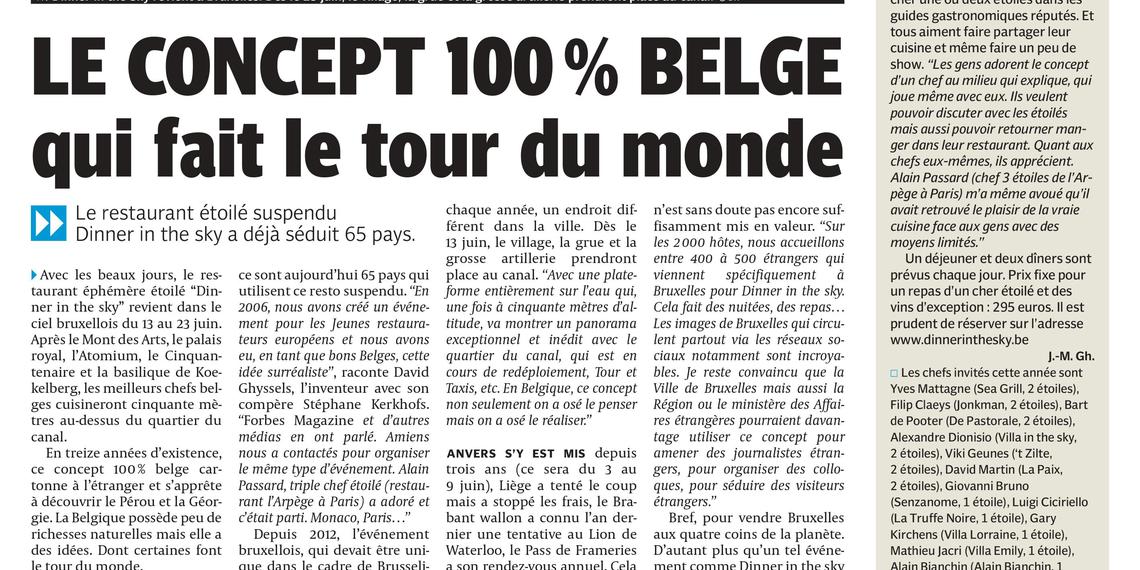 Dernière Heure - Le concept 100% belge qui fait le tour du monde
